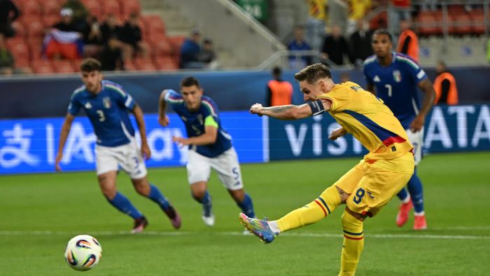 Portarul Italiei U21, dezvăluire neașteptată după ce i-a apărat penalty-ul lui Louis Munteanu: „Simțeam că va trimite în direcția aceea”