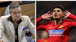 Gigi Becali îl îmbracă în aur pe Florinel Coman ca să amâne plecarea la milioanele de petrodolari ale arabilor! I-a pus pe masă o sumă ireală ca primă de calificare în grupele Ligii Campionilor: „Atât îi dau”