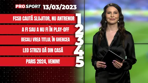 ProSport News | FCSB caută slujitor, nu antrenor. Paris 2024, venim. Cele mai noi știri din sport | VIDEO