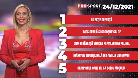 ProSport News | Campionul care nu i-a scris Moșului! Cele mai importante știri ale zilei | VIDEO