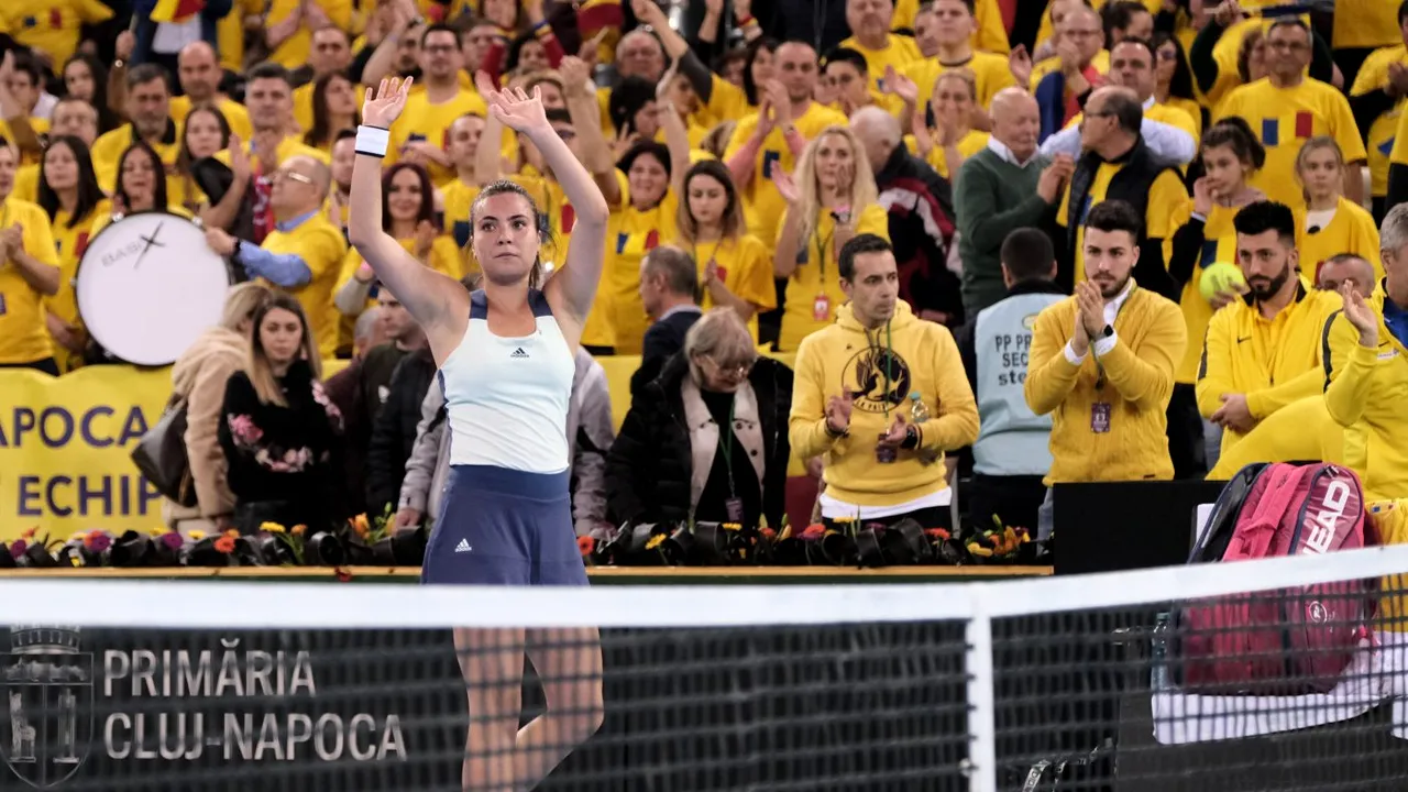 România - Rusia 1-1 | Gabriela Ruse a izbucnit în lacrimi după primul său meci la Fed Cup: „Nu știu dacă voi dormi bine la noapte” | FOTO