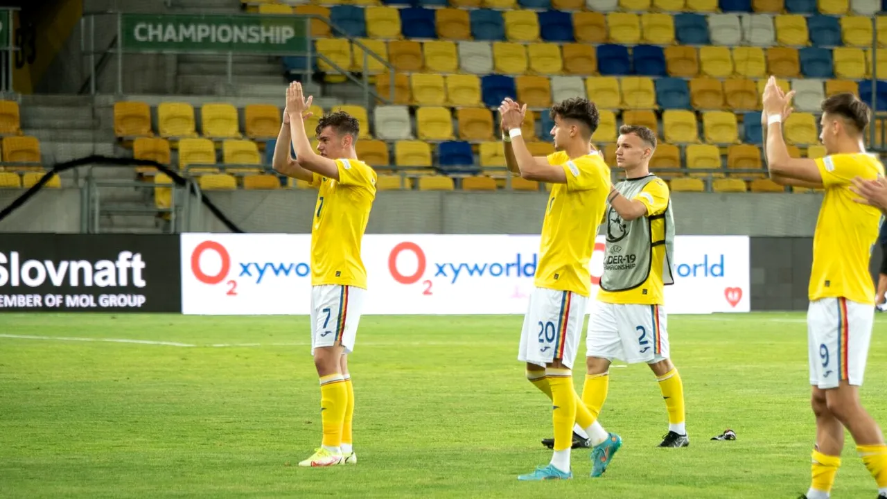 Cine transmite la TV România U19 - Slovacia U19, meciul decisiv din faza grupelor a Campionatului European