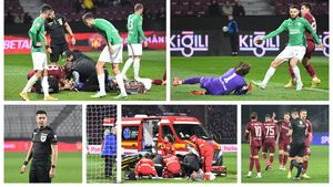 CFR iertată de eliminare în meciul cu Dumbrăvița, la 0-0. Marius Avram, despre prestația arbitrului Robert Avram la faza care a creat panică pe stadion