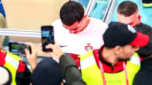 Cristiano Ronaldo a izbucnit în plâns după meciul cu Maroc! Superstarul lusitan nu și-a putut stăpâni lacrimile după dezastrul Portugaliei de la Campionatul Mondial | VIDEO