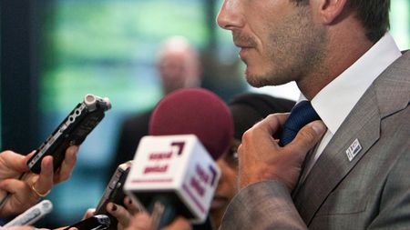 David Beckham, curtat insistent de West Ham