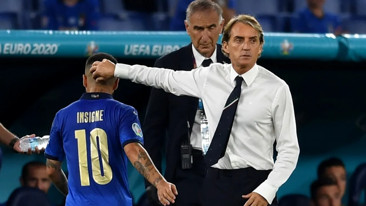 Roberto Mancini pregătește surprizele pentru Italia - Țara Galilor: intră și puștiul minune al Squadrei Azzurra. Ce schimbări vrea să facă în atac