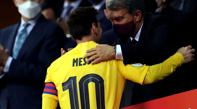 Președintele Joan Laporta recunoaște public că nu a mai vorbit deloc cu Leo Messi, după plecarea acestuia la PSG!