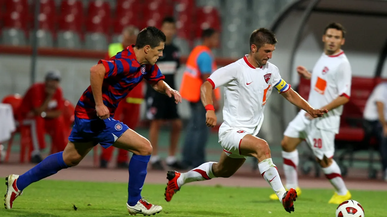 Andrei Cristea, din nou față în față cu Hajduk. Atacantul speră să realizeze cu CSMS Iași ceea ce nu a putut cu Dinamo. 