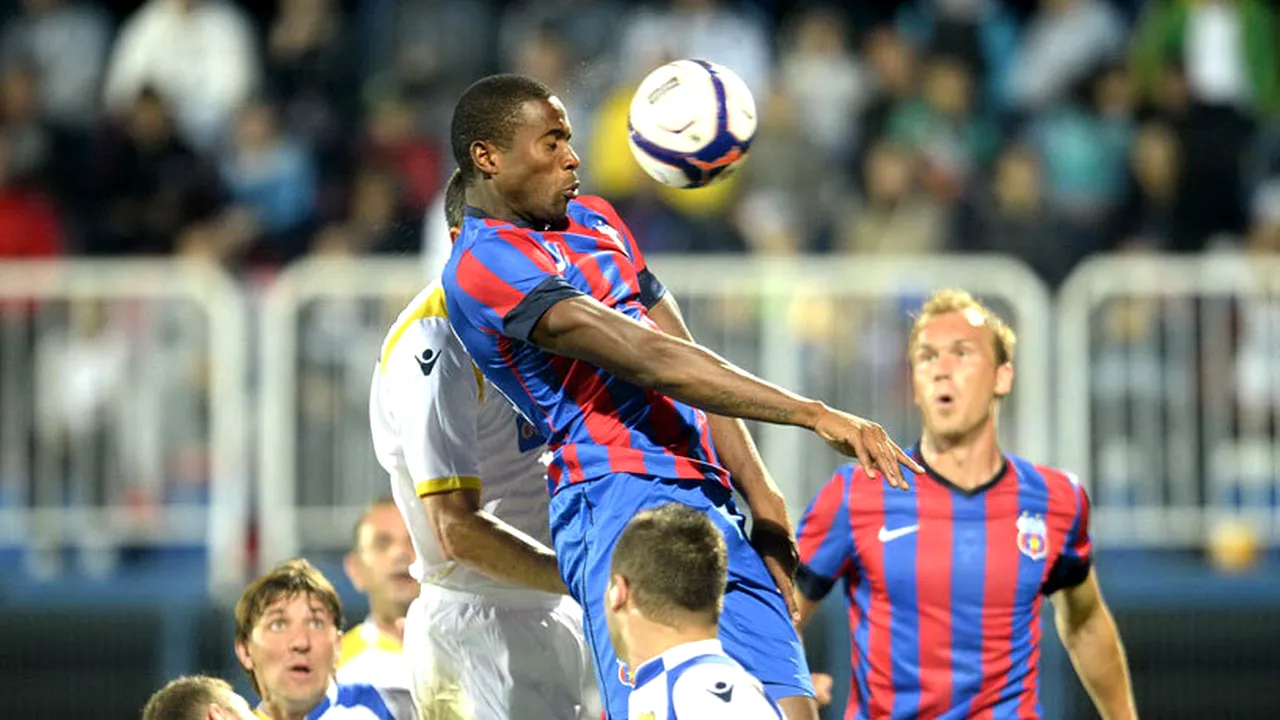 Varela a marcat în 11 prezențe la Steaua cât în aproape un an la Vaslui