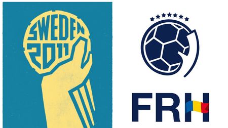 Seamănă logo-ul Federației Române de Handbal cu sigla Mondialului masculin din 2011? Lorand Balint: "Elementele noastre centrale sunt H-ul tricolor și coroana de stele"
