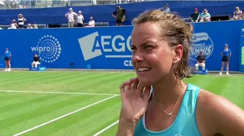 VIDEO | Moment amuzant la turneul de tenis de la Birmingham. Reacția acestei jucătoare după ce un fan a invitat-o în oraș la finalul meciului
