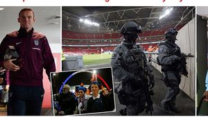 FOTO | Europa în teroare. Forțe speciale antitero au patrulat pe Wembley înainte de Anglia - Franța