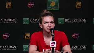 Simonei Halep nu îi place melodia care a reprezentat România la Eurovision! Cum a reacționat când italienii i-au pus "Yodel It!" la conferința de presă