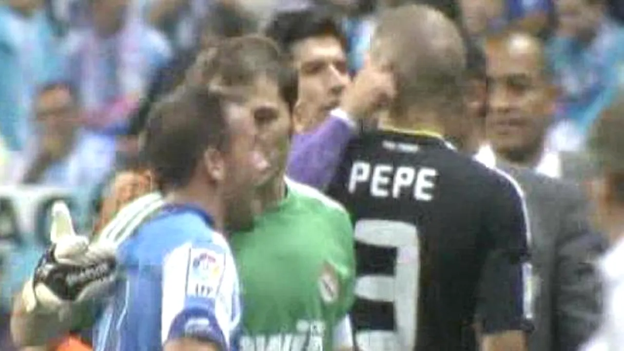 VIDEO** Mourinho, niciun meci fără scandal! Pepe, urecheat în fața a 30.000 de fani