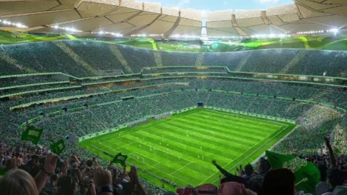 Un stadion cum nu s-a mai văzut pe Pământ: imagini uluitoare cu arena de 92.000 de locuri a Regelui Salman al Arabiei Saudite