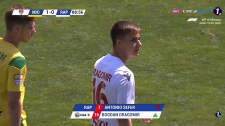 Nepotul lui Dumitru Dragomir a debutat la Rapid! Cum s-a descurcat puștiul în vârstă de doar 17 ani