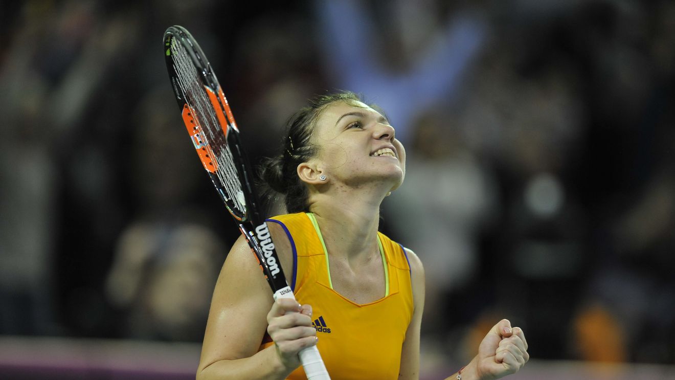 Prima reacție a Simonei Halep după ce a adus primul punct României la Fed Cup, contra Elveției: "A fost de trei ori mai greu!"
