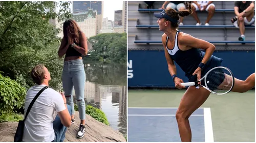 Ce moment înainte de US Open! „Sharapova de România” a fost cerută în căsătorie de antrenorul ei: „Când găsești acea persoană pe care vrei să o enervezi pentru tot restul vieții!” FOTO