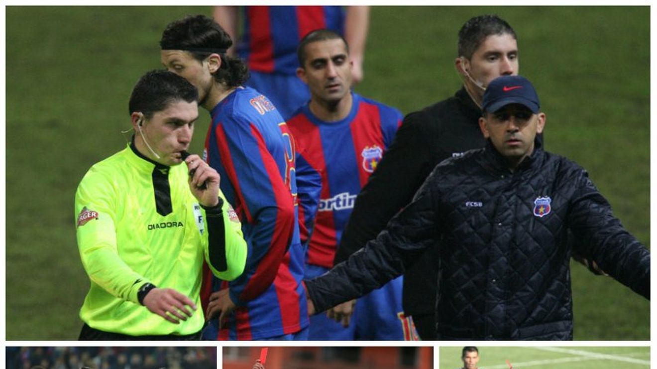 De ce este Steaua "victima de serviciu" a lui Istvan Kovacs. Din 17 jocuri cu Kovacs la centru, Steaua a câștigat 7. Arbitrul a eliminat 5 steliști în 5 meciuri consecutive 