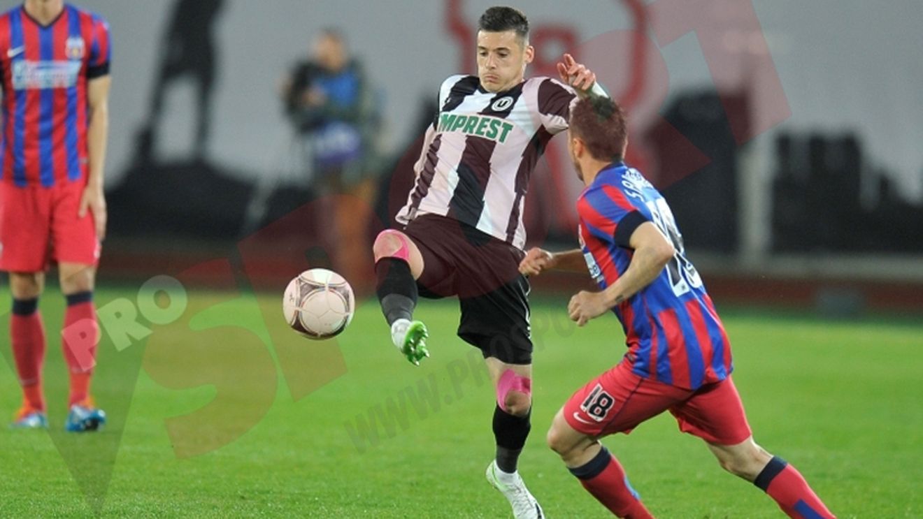 Lemnaru îi liniștește pe fanii Universității: "Rămân la Cluj pentru Europa League. Transferul la Steaua a fost un zvon"