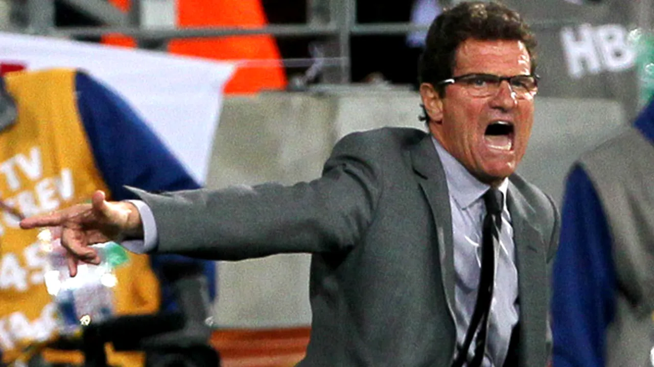 Fabio Capello vrea desființarea site-ului pe care se află evaluări ale fotbaliștilor