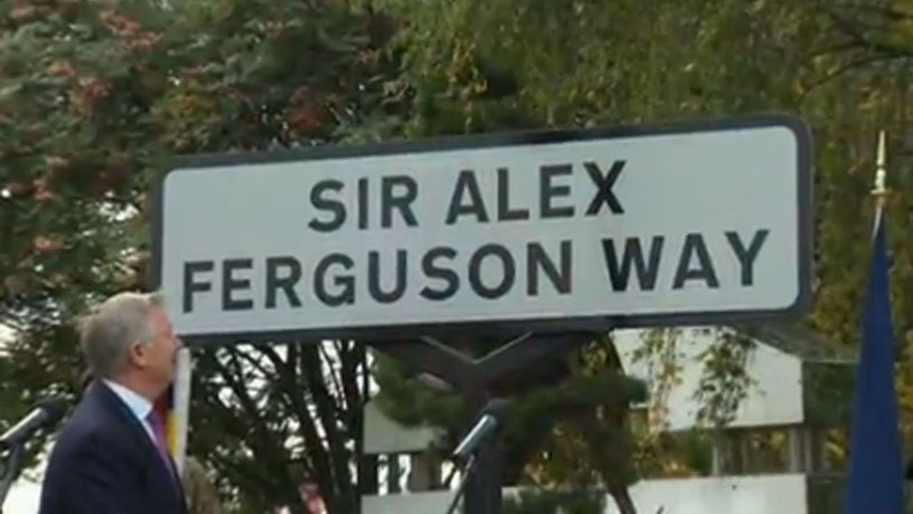 O stradă din Manchester a primit numele Sir Alex Ferguson