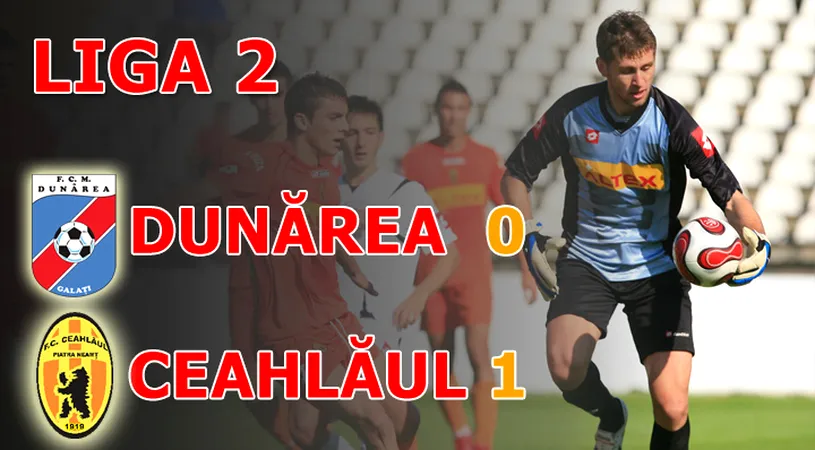 Ceahlăul a învins la Galați **din penalty!