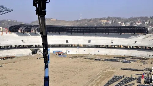 Cluj Arena, inspectată de UEFA: „Păcat că are pistă”** FOTO Cum „crește” al doilea stadion ‘elite’ din România