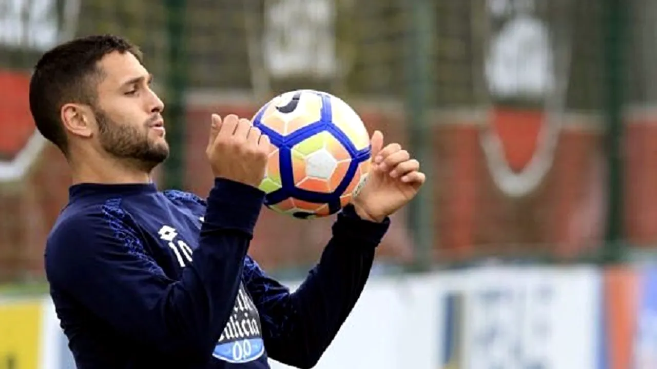 Florin Andone a fost integralist pentru Deportivo, dar nu a putut opri seria de meciuri fără victorie. Echipa românului, învinsă din nou