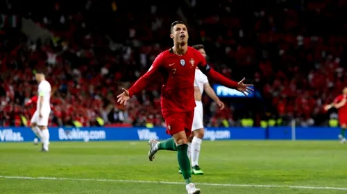 Fabulos! Cristiano Ronaldo a marcat golul cu numărul 700 din carieră. Totuși, bucuria sa a fost umbrită de înfrângerea Portugaliei