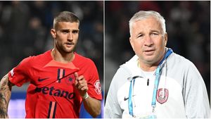 Daniel Bîrligea i-a distrus pe cei de la CFR Cluj, dar a avut un mesaj special pentru Dan Petrescu