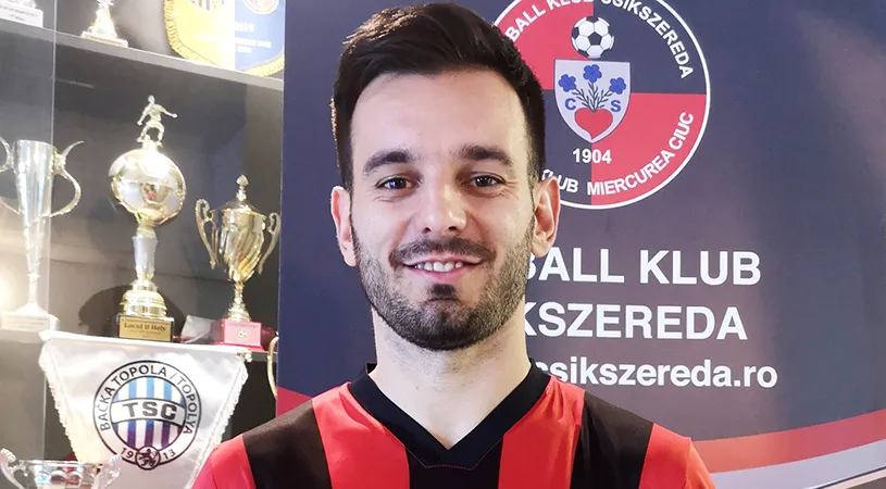 FK Csikszereda a făcut un nou transfer:** un experimentat mijlocaș maghiaro-sârb cu meciuri în prima ligă din Ungaria