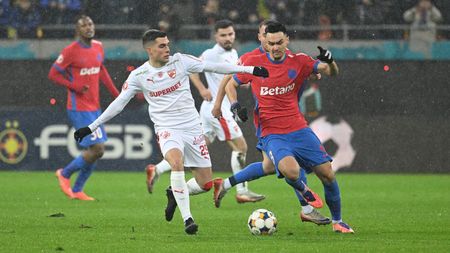 FCSB - Dinamo București 0-0, în etapa 19 din Superliga. Remiză fără goluri în derby-ul fotbalului românesc, prima după 10 ani și 4 luni