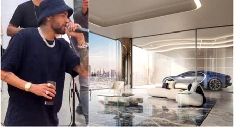 Neymar a plătit o sumă halucinantă pentru un penthouse de lux în Dubai. Are chiar şi garaj în living