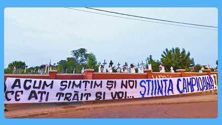 Oltenii, precum napoletanii: mesaj la cimitir, după câştigarea titlului: „Acum ştim şi noi...”