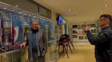 Eugen Voicu, tranșant și fără regrete în urma „scandalului poza” de la Cluj. „Dacă o să am ocazia, o să-mi fac fotografii cu orice cupă pe care scrie Dinamo București, de la orice club, pentru că iubesc Dinamo, da?”. VIDEO EXCLUSIV