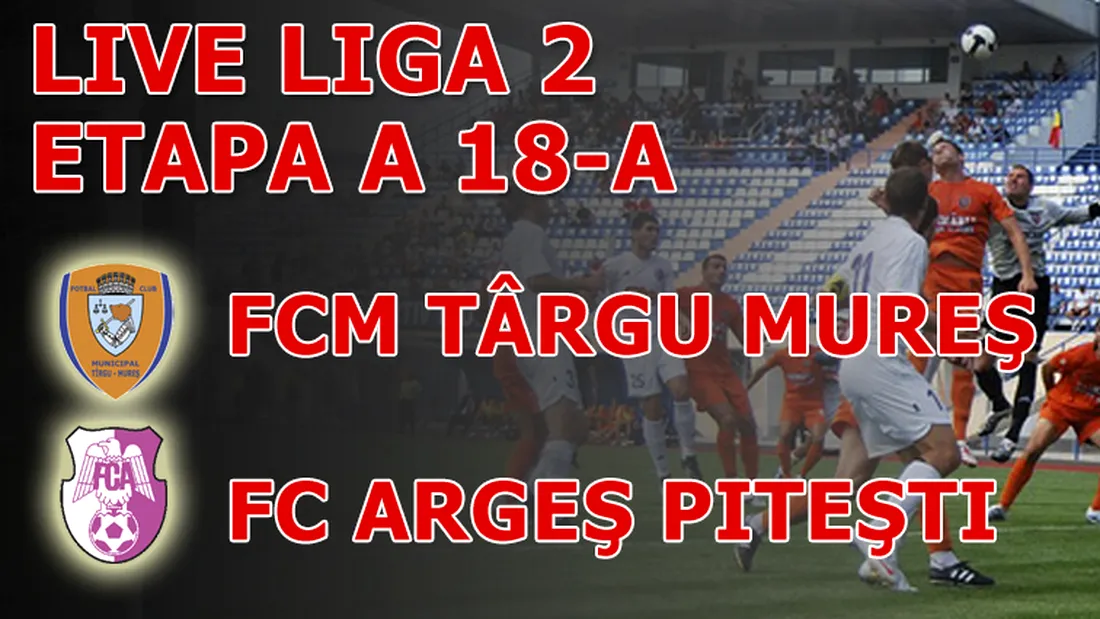 FCM Târgu Mureș - FC Argeș** 0-2