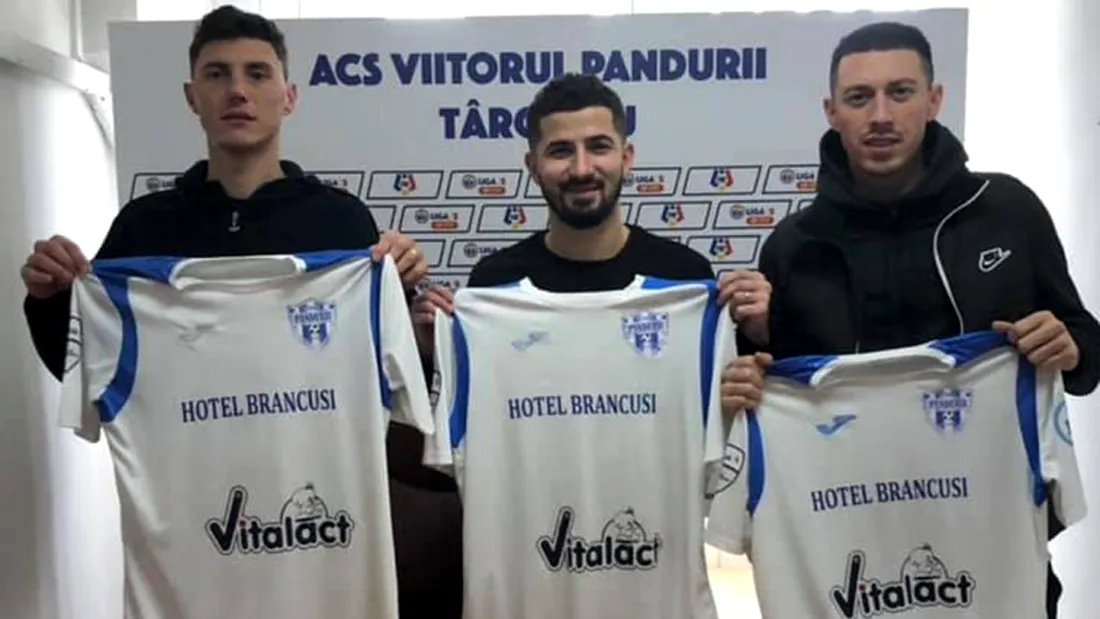 Viitorul Pandurii și-a prezentat primele achiziții pentru promovare: trei jucători de la Turris Oltul. ”Cu acest gând am venit”