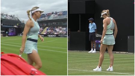 Premieră pentru Simona Halep, pe terenul de tenis! Cum a apărut românca la meciul de la Birmingham: „E prima oară când o văd așa!" FOTO & VIDEO