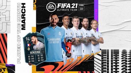 Karim Benzema este jucătorul lunii din eLa Liga! Află cum poți obține cardul atacantului și ce atribute are în FIFA 21