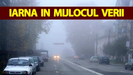 Meteorologii Accuweather anunță temperaturi de iarna în mijlocul verii, în România