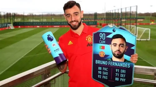 FIFA 20 Premier League Player Of The Month : Bruno Fernandes câștigă acestă luptă ofensivă. Cerințele SBC precum și analiza cardului sunt disponibile