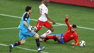 "Falimentați" de victoria Elveției! :) 7.2 milioane de euro a valorat golul înscris de Fernandes!