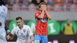 "Gigi, prelungim contractul?". Teixeira marchează golul campionatului la ultimul meci pentru FCSB. Victorie amară pentru echipa lui Teja, care se desparte de echipă