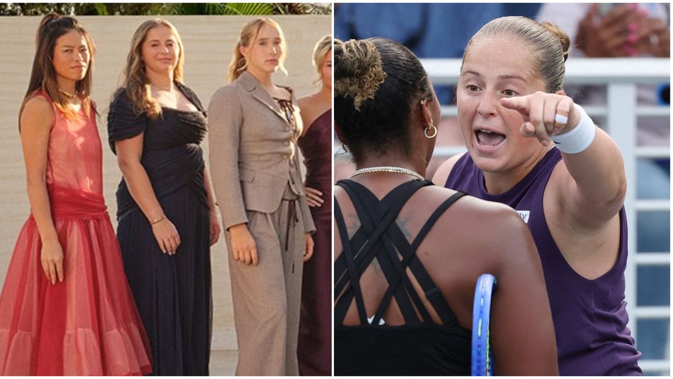 Jelena Ostapenko, ținta ironiilor la Turneul Campioanelor după ce a apărut într-o ținută de nașă la festivitatea de deschidere: „Parcă s-a teleportat din trecut”. FOTO