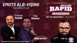 „EXCLUSIV RAPID” debutează astăzi! Gigi Stancu și Cristian Soaita, invitații primei ediții