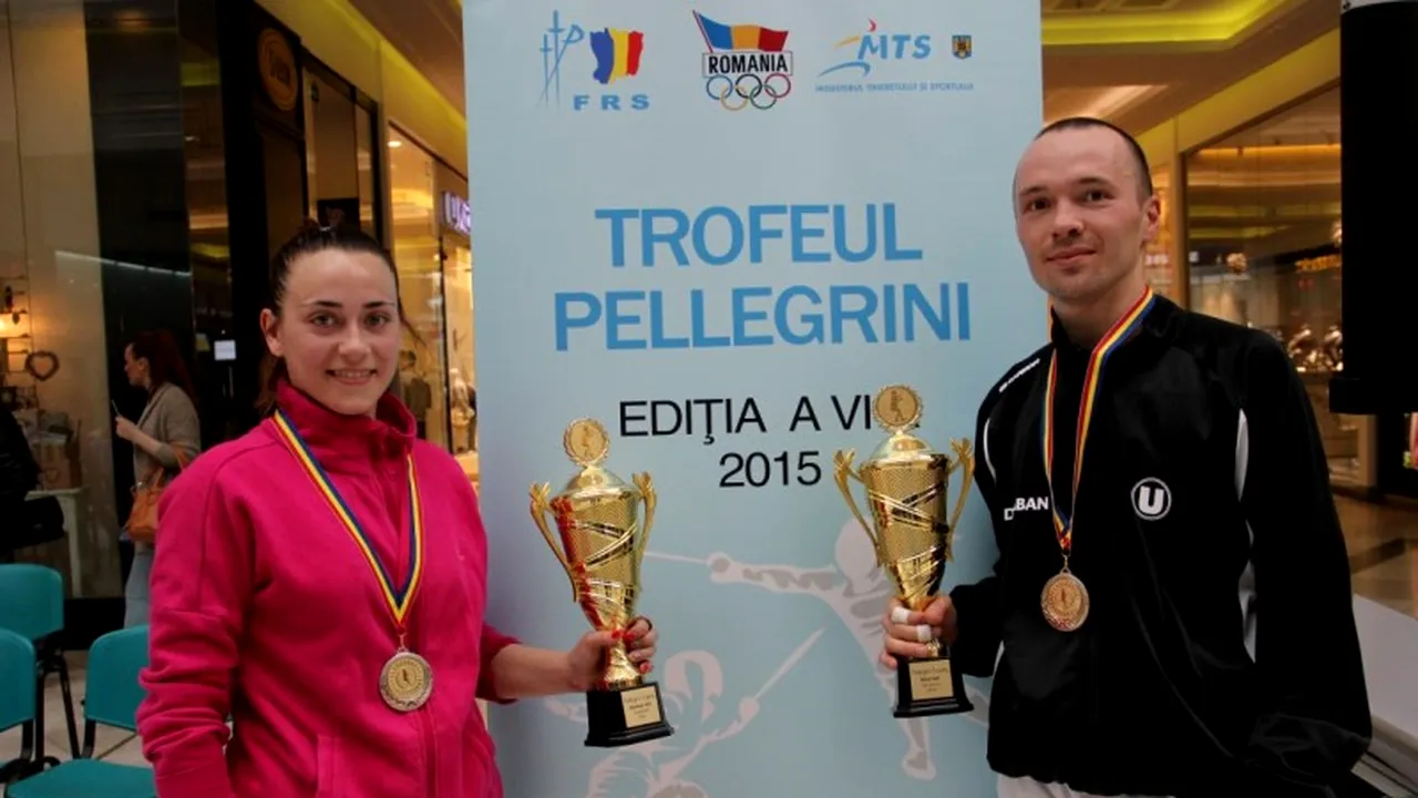 Isabelle Stan și Radu Dărăban au câștigat Trofeul Pellegrini la floretă seniori