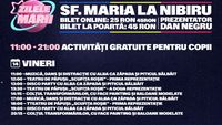 (P) NIBIRU dă startul unui weekend-maraton de Sf. Maria: trei zile de entertainment, de dimineața până noaptea
