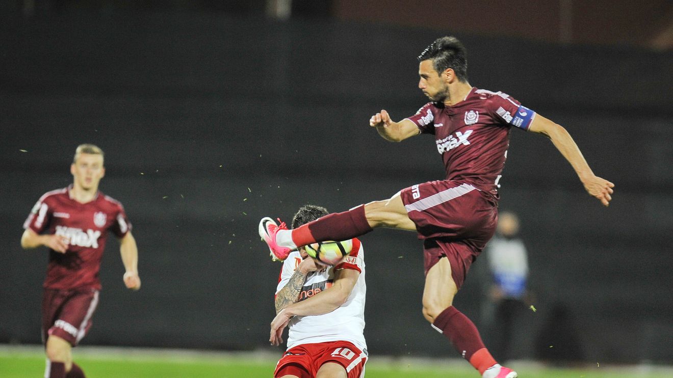 "Bursucul" câștigă derby-ul "de dreapta" cu Contra. CFR - Dinamo 1-0, după un meci cu multă tensiune și clujenii au maximum de puncte în ultimele 4 meciuri: Culio și Camora au fost eliminați