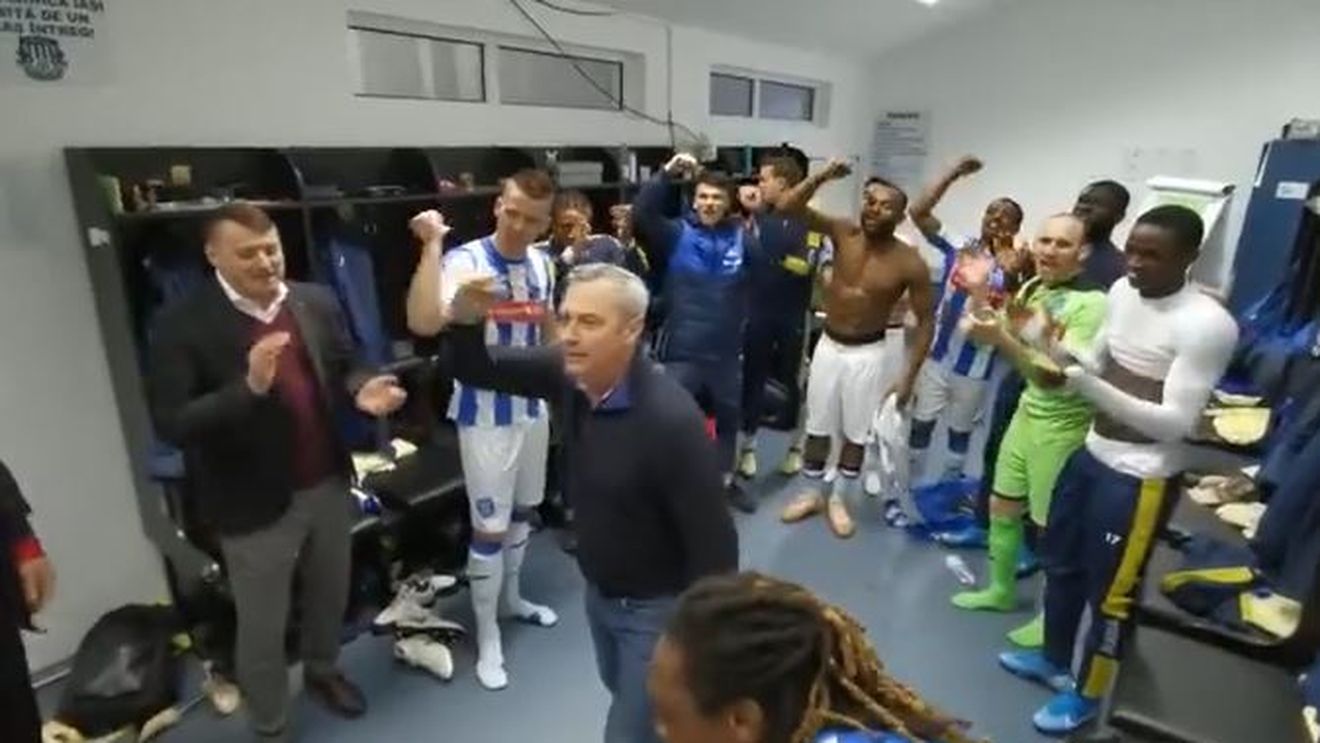 Bucurie mare în vestiarul lui Poli Iași, după victoria cu Dinamo! Mircea Rednic a dat tonul | VIDEO